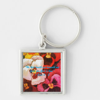 1 John 4:8 "---for God is love." Bible truths Key Keychain