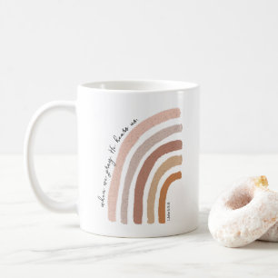 1 John 5:15 - Boho Rainbow Coffee Mug