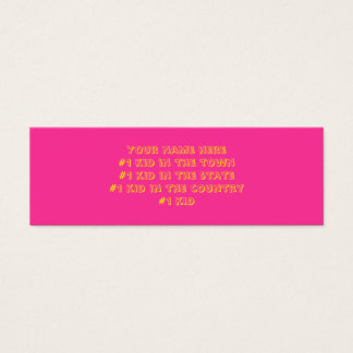 #1 kid card