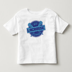 #1 Lacrosse Coach (blue) Toddler T-shirt