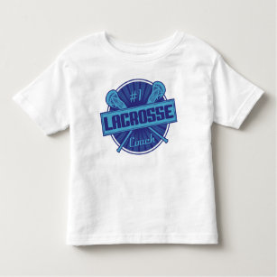 #1 Lacrosse Coach (blue) Toddler T-shirt