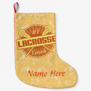 #1 Lacrosse Coach Holiday Christmas Stocking