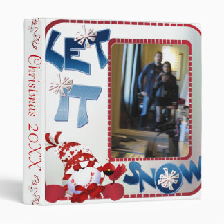 1" Let it Snow Photo Album Binder