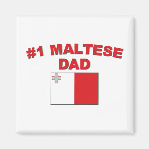 #1 Maltese Dad Magnet