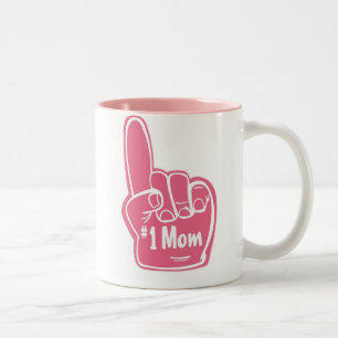#1 mom coffee mug