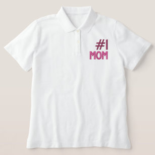 # 1 Mom Cool Modern Girly Minimal Pink Mother's