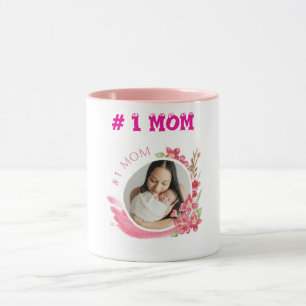 1 Mom Custom Mug - Mother's Day Gift
