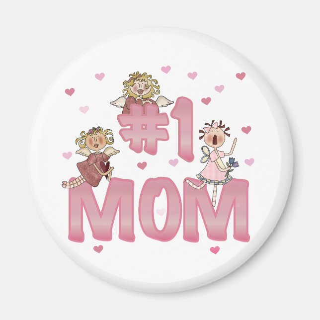 #1 Mom Magnet (Front)