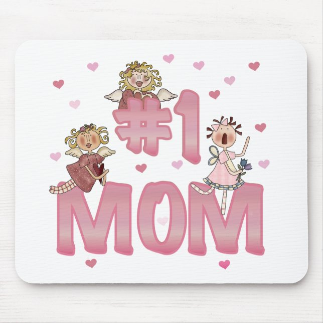 #1 Mom Mouse Pad (Front)