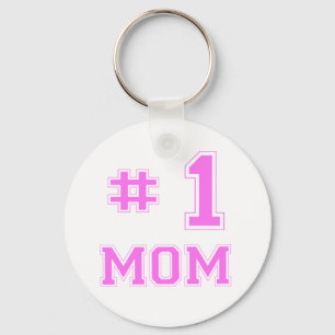 #1 Mom (Number One Mom) Keychain