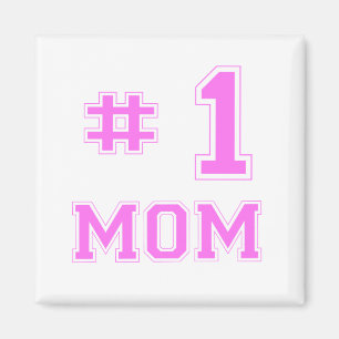 #1 Mom (Number One Mom) Magnet