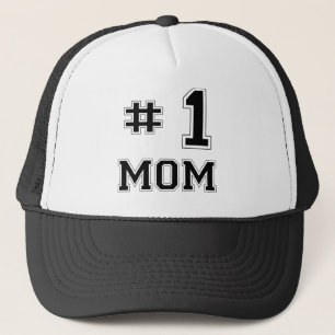 #1 Mom (Number One Mom) Trucker Hat