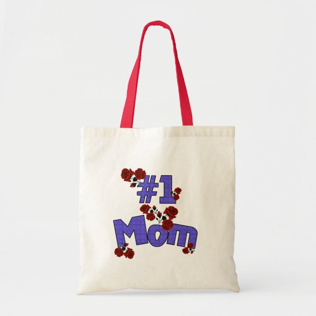 #1 Mom Tote Bag (Front)