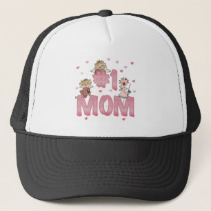 #1 Mom Trucker Hat