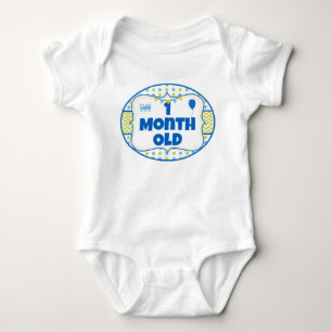 1 month old baby boy onsie bodysuit
