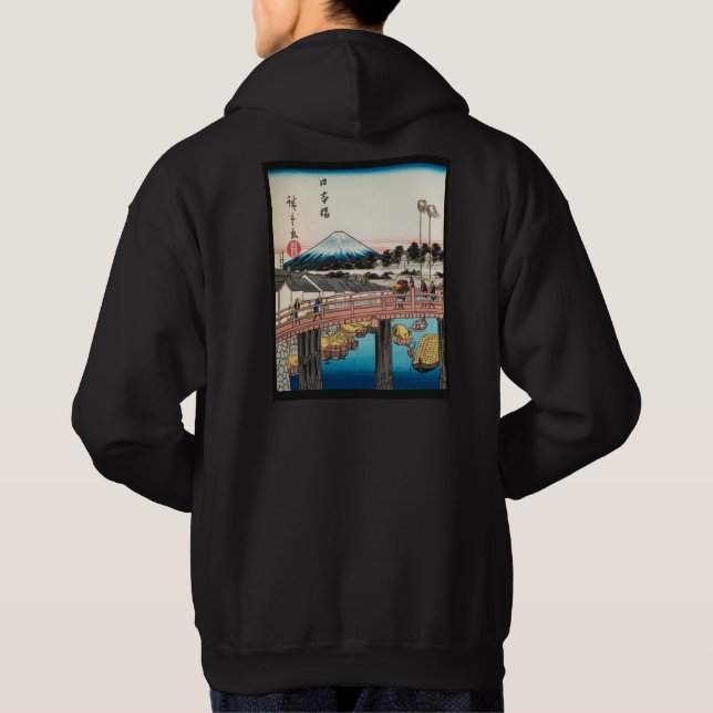 #1 Nihonbashi - Stained Glass Art Hoodie (Back)