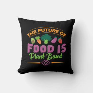 1 november World Vegan day1 Throw Pillow