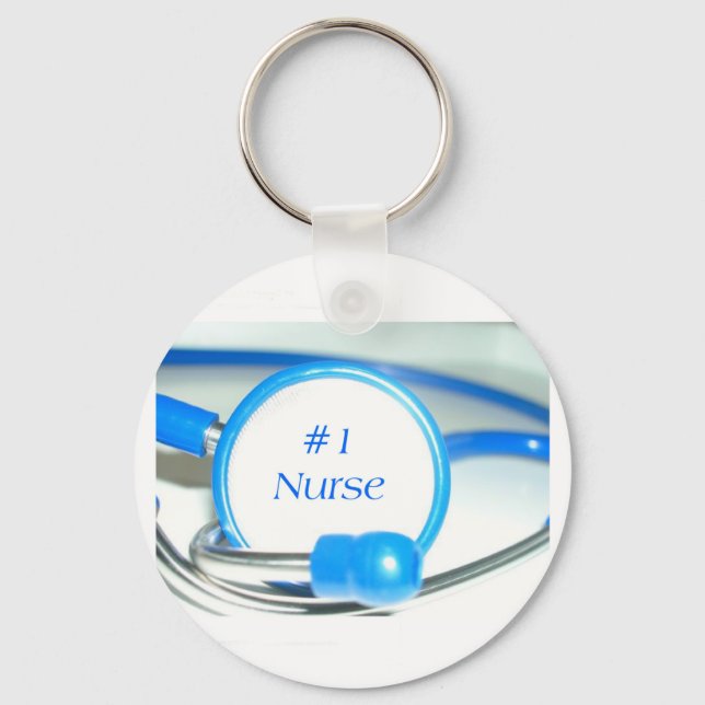 #1 Nurse Keychain (Front)