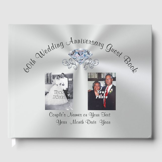 1 ou 2 Photo Diamond 60e Anniversaire Livre d'or (Recto)