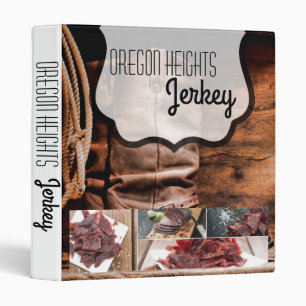 1" Photo Binder Presentation Cowboy Boots Barn Woo
