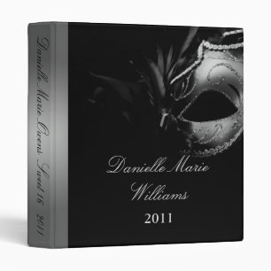 1" Photo Binder Scrapbook Silver Black