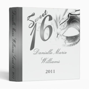 1" Photo Binder Scrapbook Sweet 16 Silver