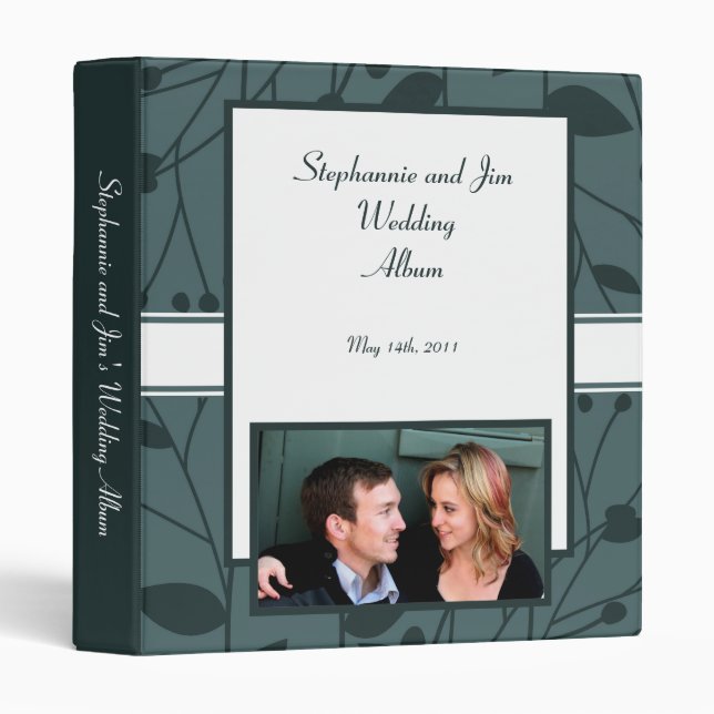 1" Photo Binder Scrapbook Twilight Twigs (Front/Spine)