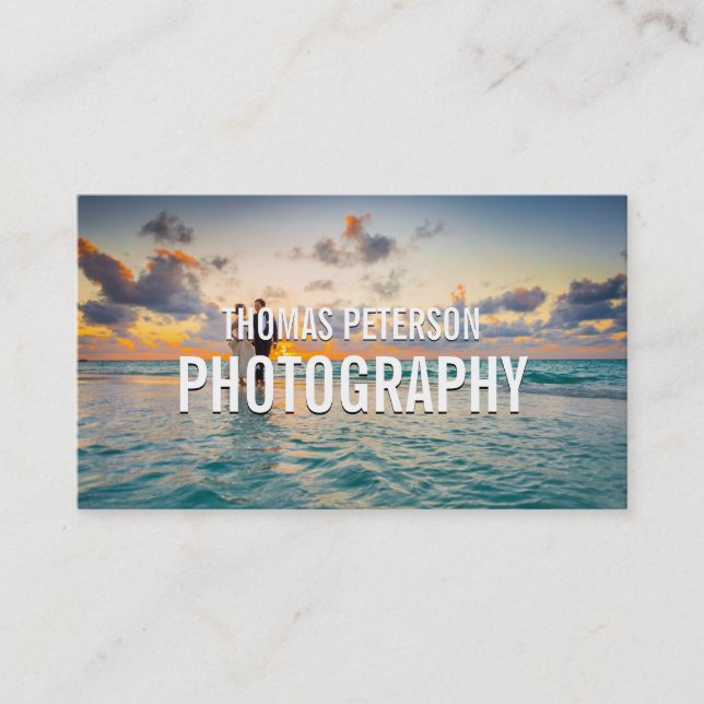1 Photo Chic & Simple Photography Business Card (Front)