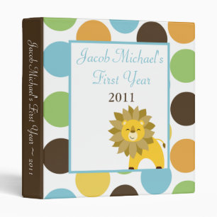 1" Photo Classeur Scrapbook Jungle King Lion Safar