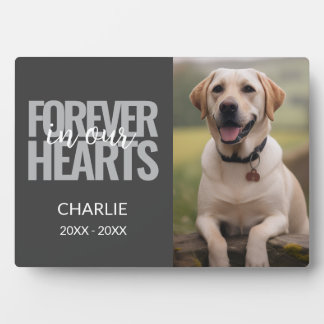 1 Photo Pet Custom Memorial Plaque