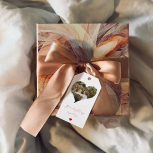 1 Photo   Valentines Day   Romantic Quote   Heart Gift Tags