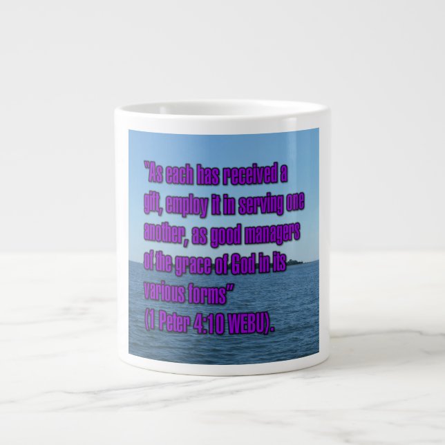 1 Pierre 4:10 WEBU Mug (Devant)