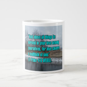 1 Pierre 4:8 Mug WEBU