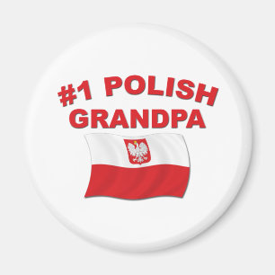 #1 Polish Grandpa Magnet