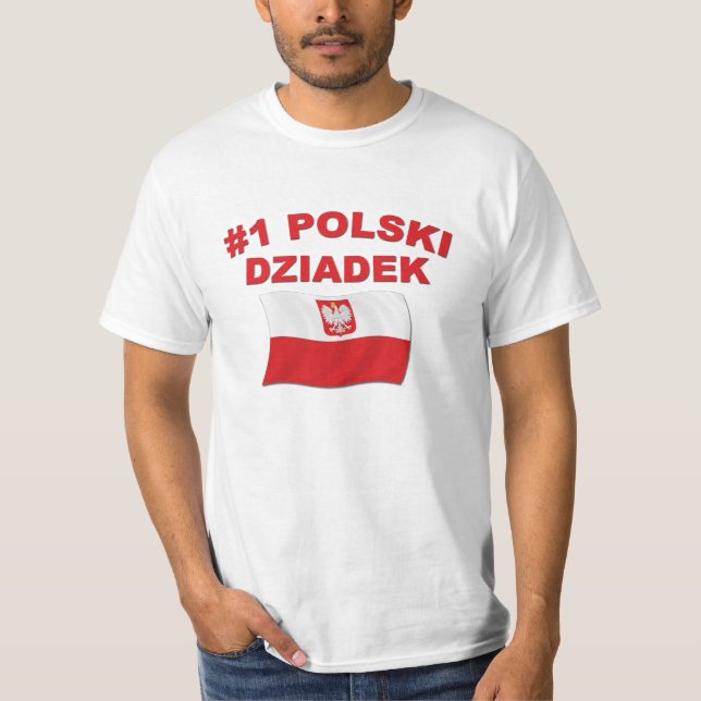 #1 Polski Dziadek T-Shirt (Front)
