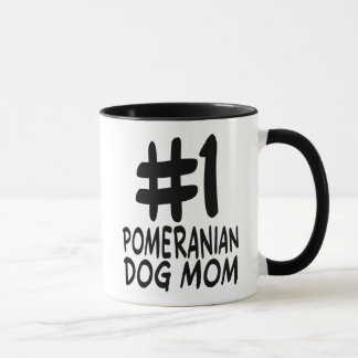 #1 Pomeranian Dog Mom - World's Best Fur Mom Mug