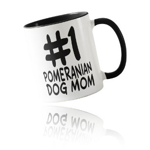 #1 Pomeranian Dog Mom - World's Best Fur Mom Mug