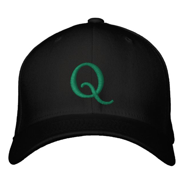 # 1 "Q" / EMBROIDERED HAT (Front)