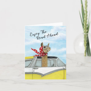 1 Retirement Card - Driving Divas Llama