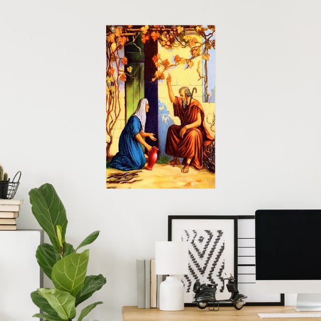 1 Rois 17 Dieu fournit une affiche de veuve (Bureau à domicile)