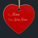 1 SIDE / DIY ~ Gift Tag Ornament Heart / 3x2.8<br><div class="desc">You can add your own design and/or photos. Do it yourself and save money! TO CUSTOMIZE: To change design, style or shape, click on "CUSTOMIZE IT", after your are done with your design, select quantity then click on "ADD TO CART" to purchase. TO PURCHASE: -Select Size. (if option available) -Select...</div>