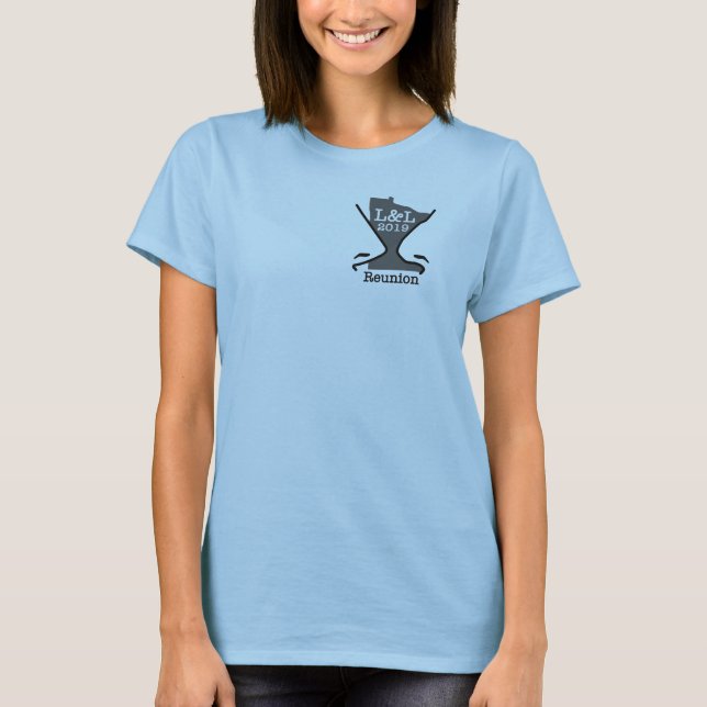 1-Sided Grey Logo Lapel T-Shirt (Front)