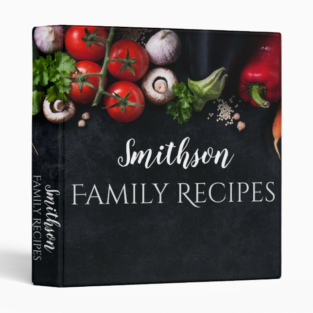 1" Simplicity Veggies Recipe Binder (Front/Spine)
