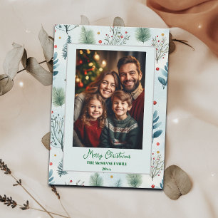 1 Special Photo Christmas Holiday Card