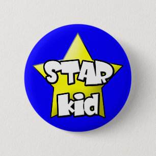 1 Star kid Button
