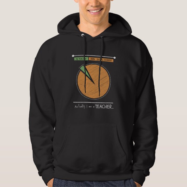 1 Teacher 99 Social Worker Men Women Hoodie (Front)