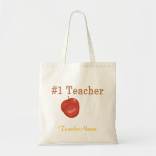 #1 Teacher Customizable Bag