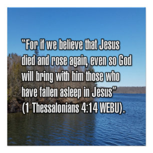 1 Thessalonians 4:14 WEBU Poster