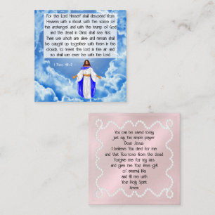 1 Thessalonians 4:16-17 Card