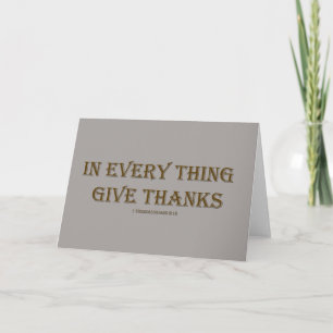1 Thessalonians 5:18 Card